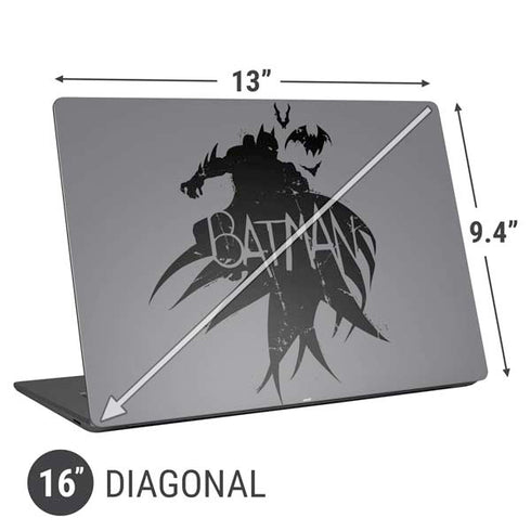 DC Comics Batman Silhouette Art Universal Laptop 16in (13 x 9.4in) Skin